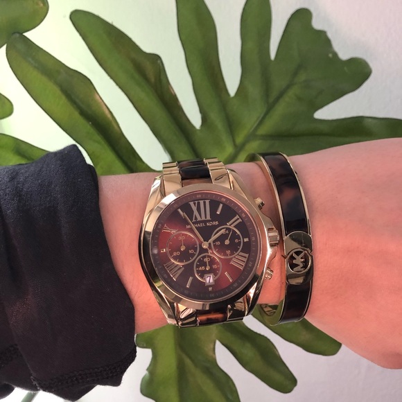 Michael Kors Jewelry - Michael Kors Cuff in Tortoise Shell